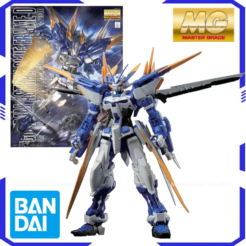 

Bandai Original Model Assembly Kit 1/100 MG-Gundam Astray Blue Frame Anime action character assembly model toy robot boy gift