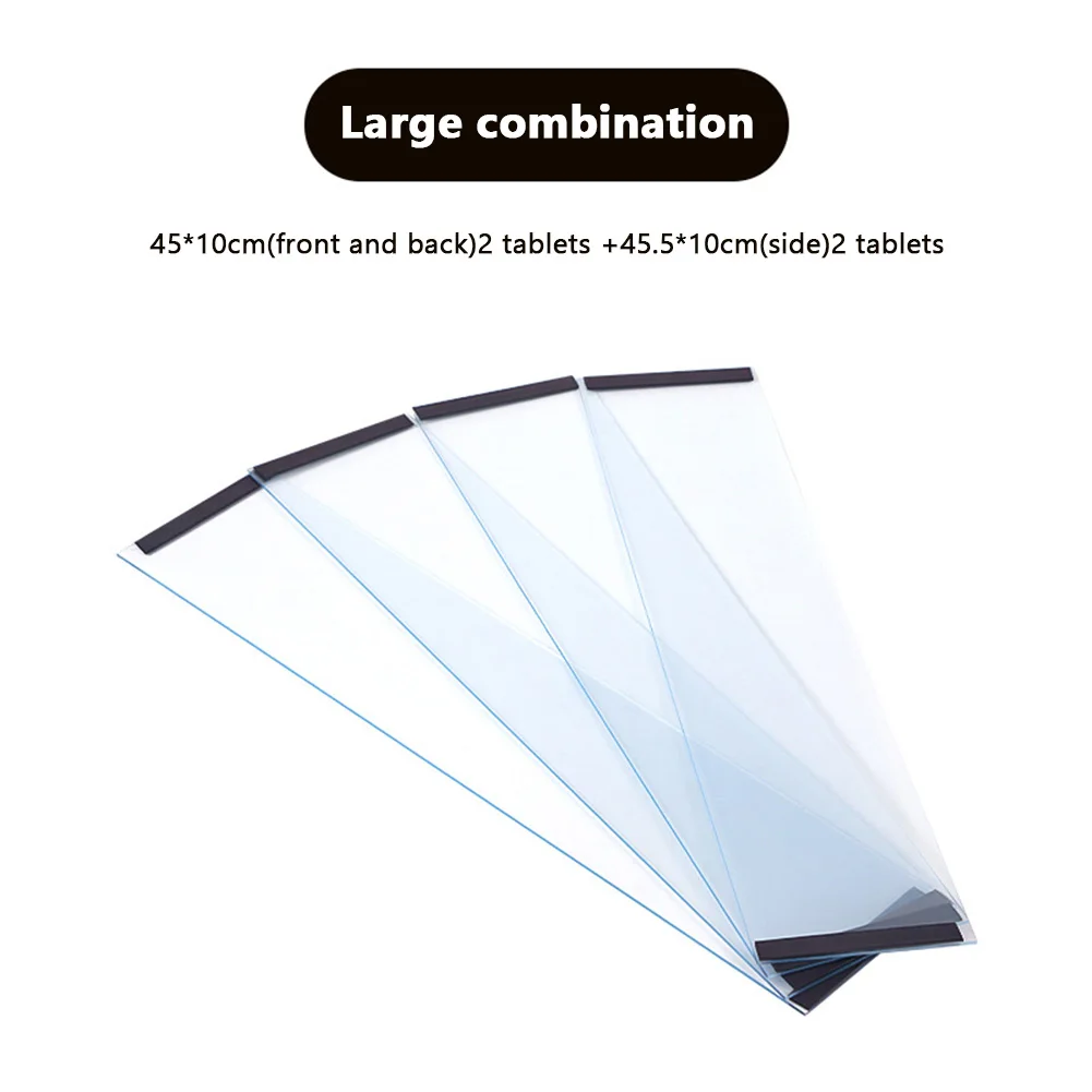 Bird Cage Cover, 4 Pcs Transparent PVC Bird Cage Baffle, Parakeet Cage Accessories, Bird Cage Seed Catcher For Parakeet Parrot