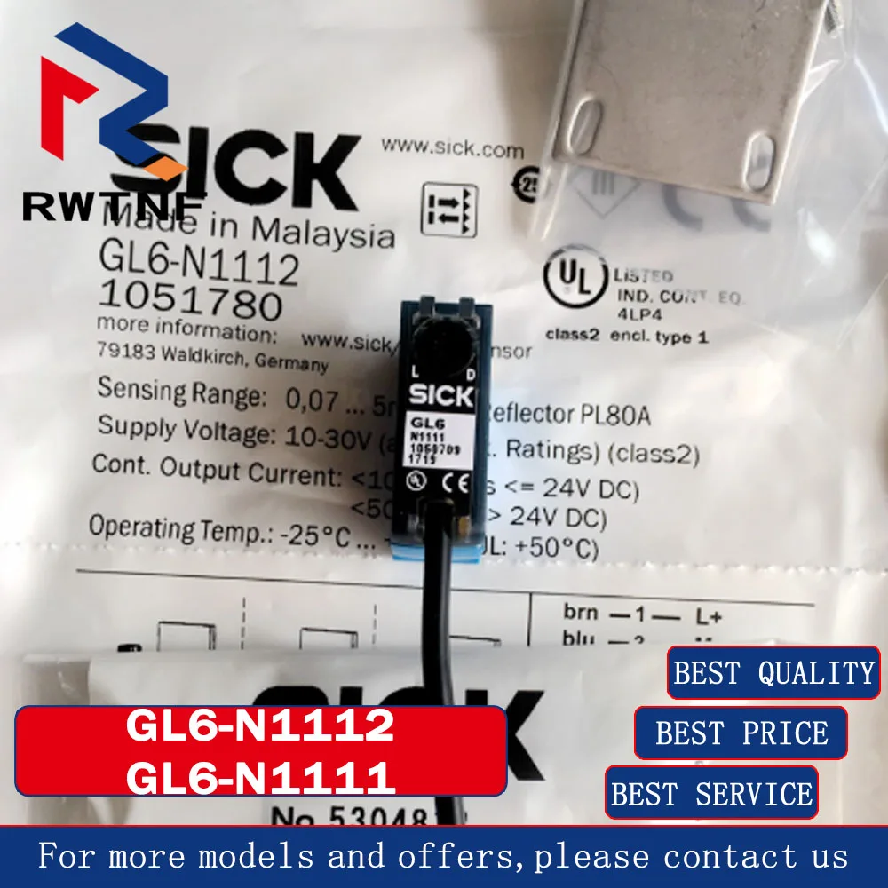 Brand new original GL6-N1112 GL6-N1111 German SICK Specular reflection photoelectric switch