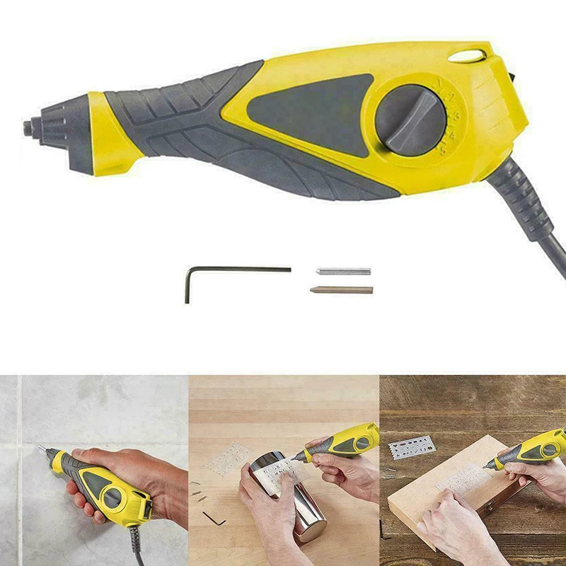 New Work Expert Electric Engraver Tile Grout Removal Tools Kit penna per incisione