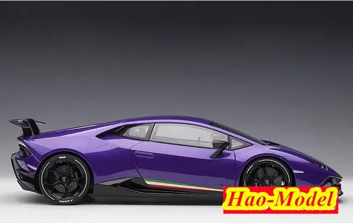 Autoart 1/12 dla Huracan performante 2017 metalowych Model odlewu ozdoby samochodowe zabawek prezenty urodzinowe dla chłopców kolekcji wystawowych hobbystów