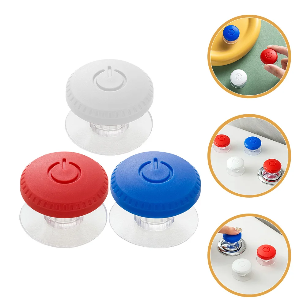 

3Pcs Toilet Flush Button Assistant Tool Universal Durable Stable Material Decorative Toilet Tank Button Accessory for Bathroom