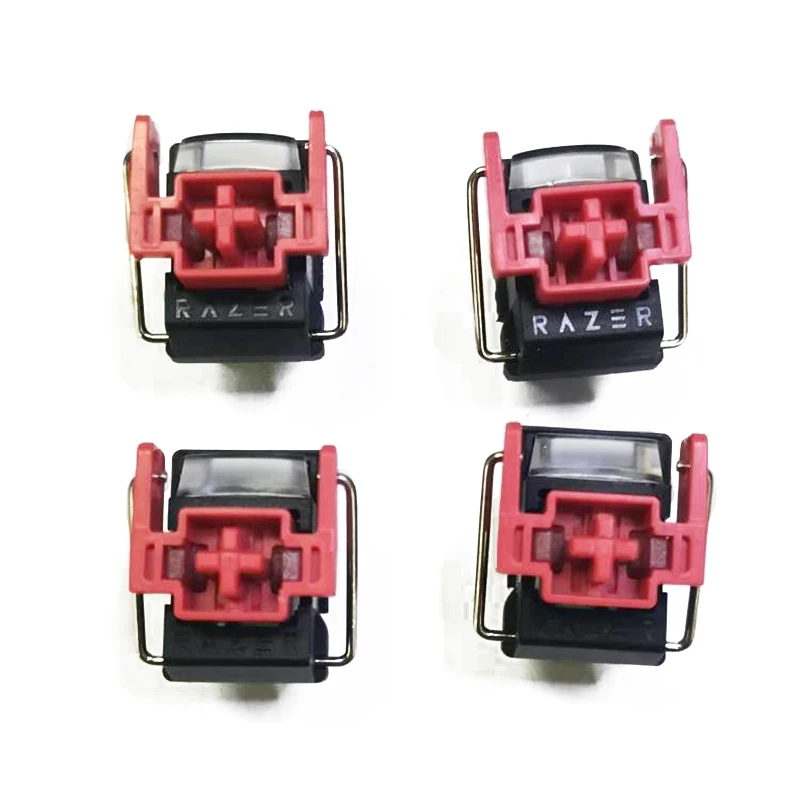 4Pcs Red Slient Liner Optical Switches for Huntsman Hot Swap