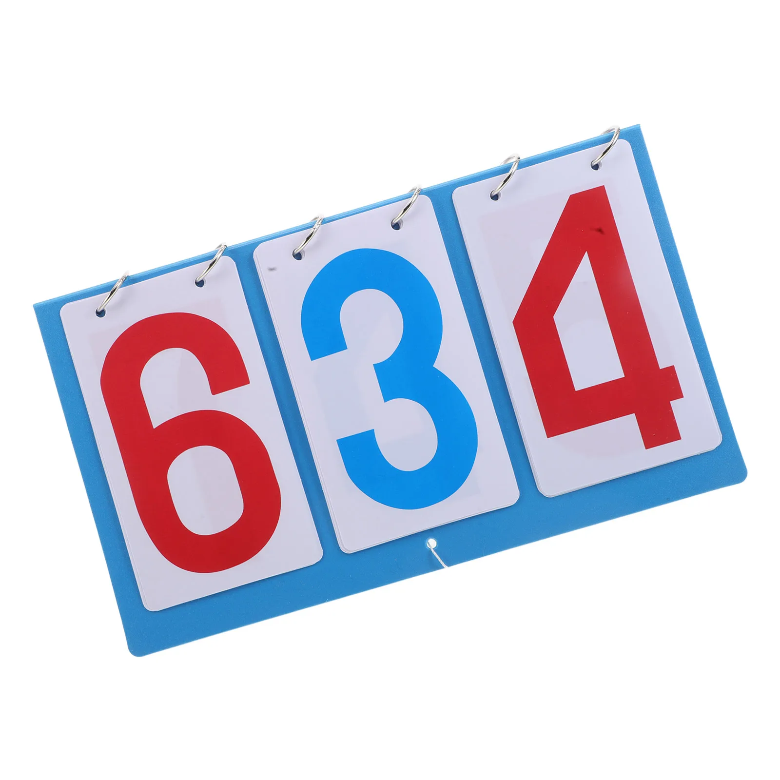 

3 Digits Sports Scoreboard Flipper: Portable Tabletop Football Basketball Score Counter Keeper For Table Tennis Badminton