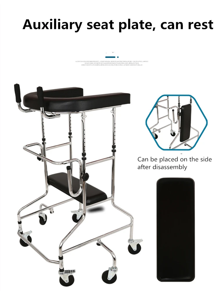 Walker Assist Rehabilitation Device Lower Limb Train Walking Standing Frame For Older People Disable Stroke Adult Mobility Aid