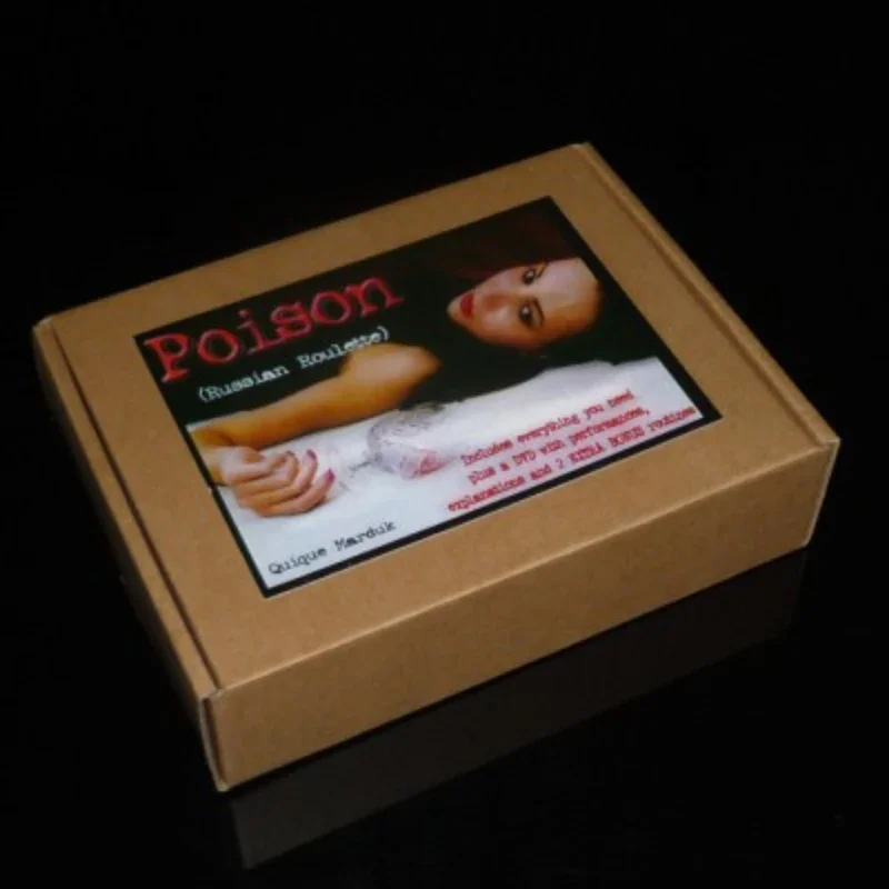 Poiso-n Quique Marduk Magic Tricks Russian Roulette Amazing Stage Mentalism Illusions Gimmick Props Magicians Accessoires