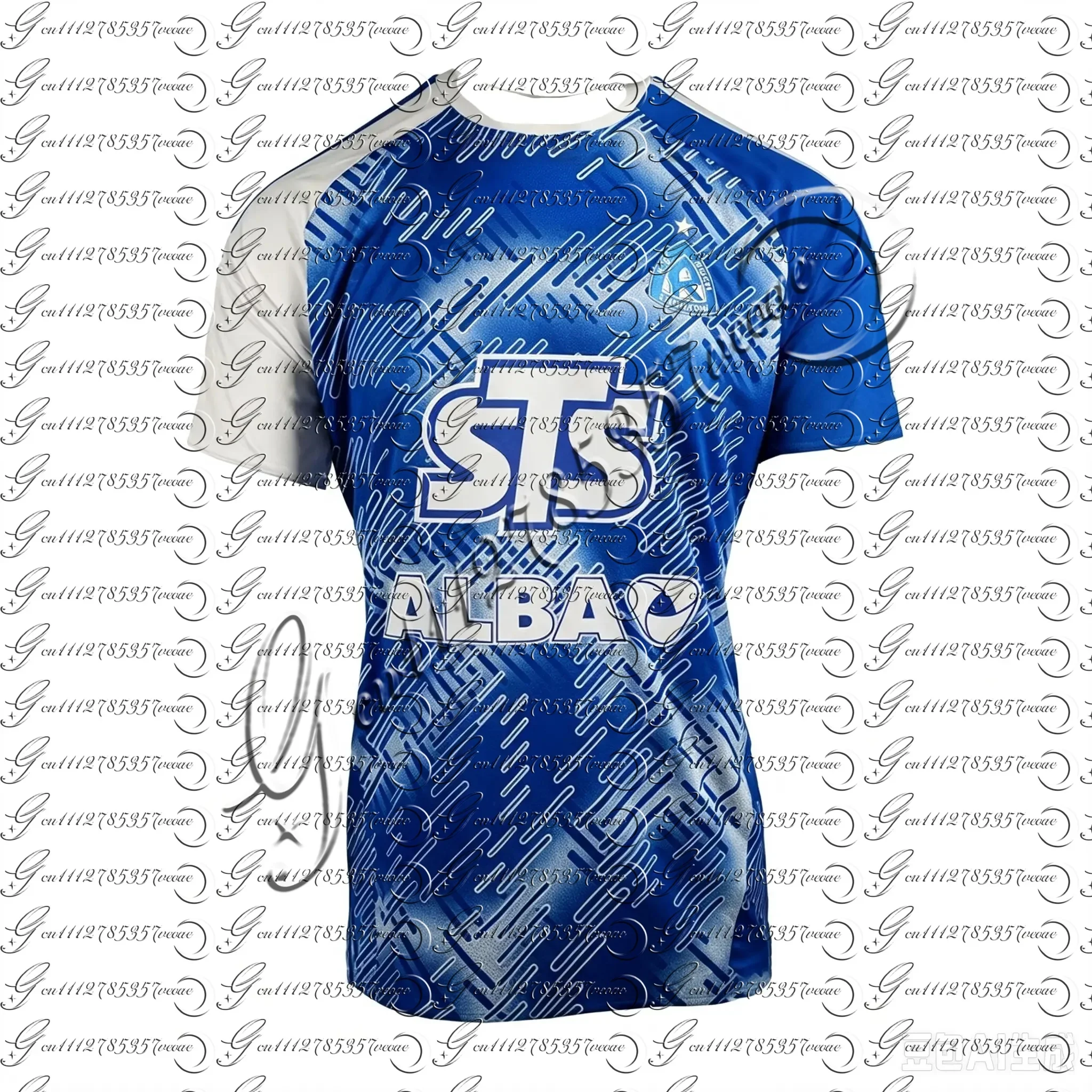 Ruch Chorzów Polen Fußballtrikot 27/26 Herren T-Shirt Schnelltrocknend Atmungsaktiv 3D Kinder Sportbekleidung Familien-Teamwear – Detail 6
