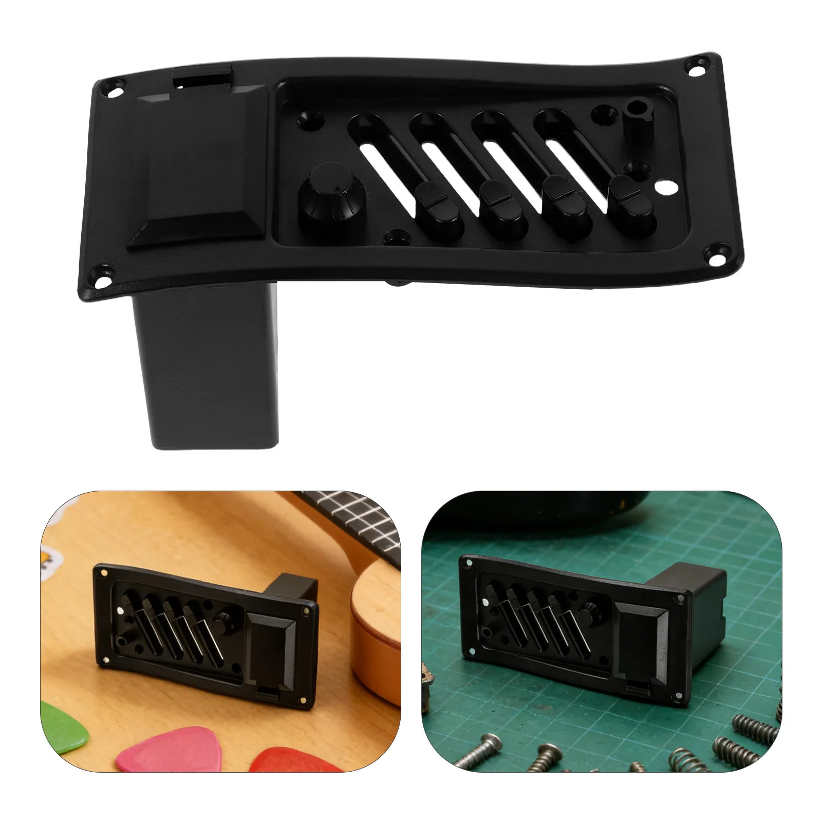 

4Pcs Electric Guitar Pickup Covers Plastic Replacement Parts for Acoustic Electric Guitar Replacement Parts Accessories Repair
