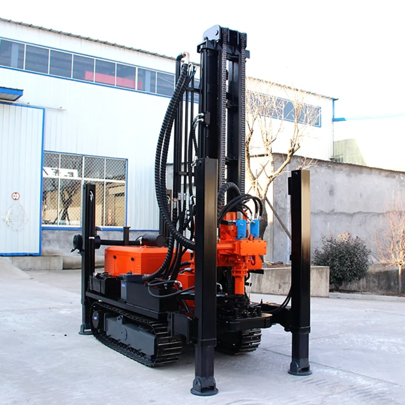 180m 200m Water Drilling Machinery Pneumatic Portable Hydraulic Water Well Drilling Rigs Borehole Drilling Rig Price