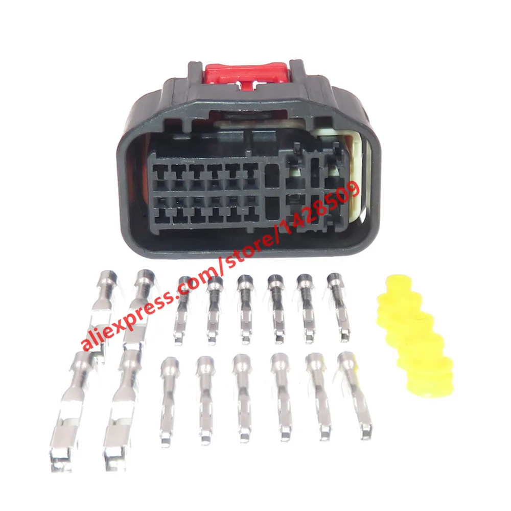 1 Set 16 Pin Automotive Waterproof Connector Car Gearbox Computer Board Switch Plug For Mazda Ford 7283-8682-30 7283-9414-30