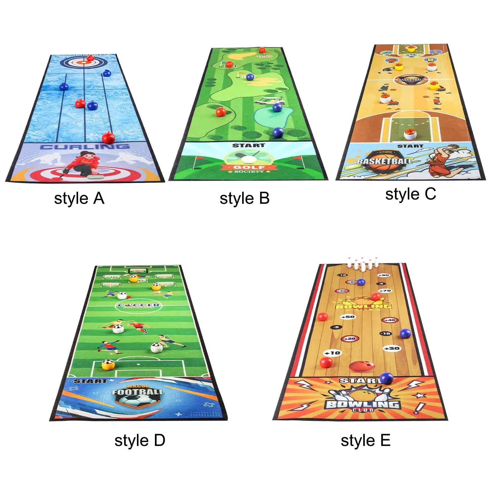 Tafelblad Curling Spel Motoriek Educatief Strategiespel Ouder Kind Eenvoudig Opzetten Familiespel Voor Game Night Indoor Play-Speelgoed