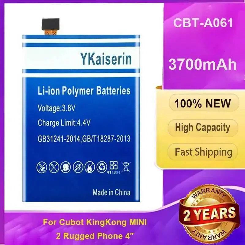 

Mobile Phone Battery For Cubot Kingkong Mini 2 Rugged 4" Cbt-A061 3700Mah Hardwearing