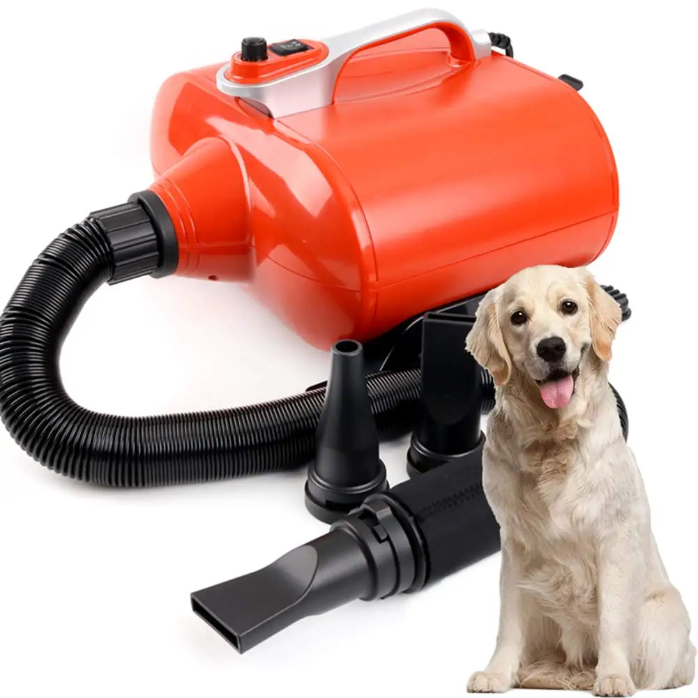 

3000W Dual-Motor Pet Dryer-High-Power Dog Grooming Blower with Adjustable Speed & Heat