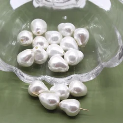 2pcs Special-shaped Fat Droplet Imitation Shell Pearl Baroque Beads Used for DIY Women's Bracelets Necklace Earrings Accessories