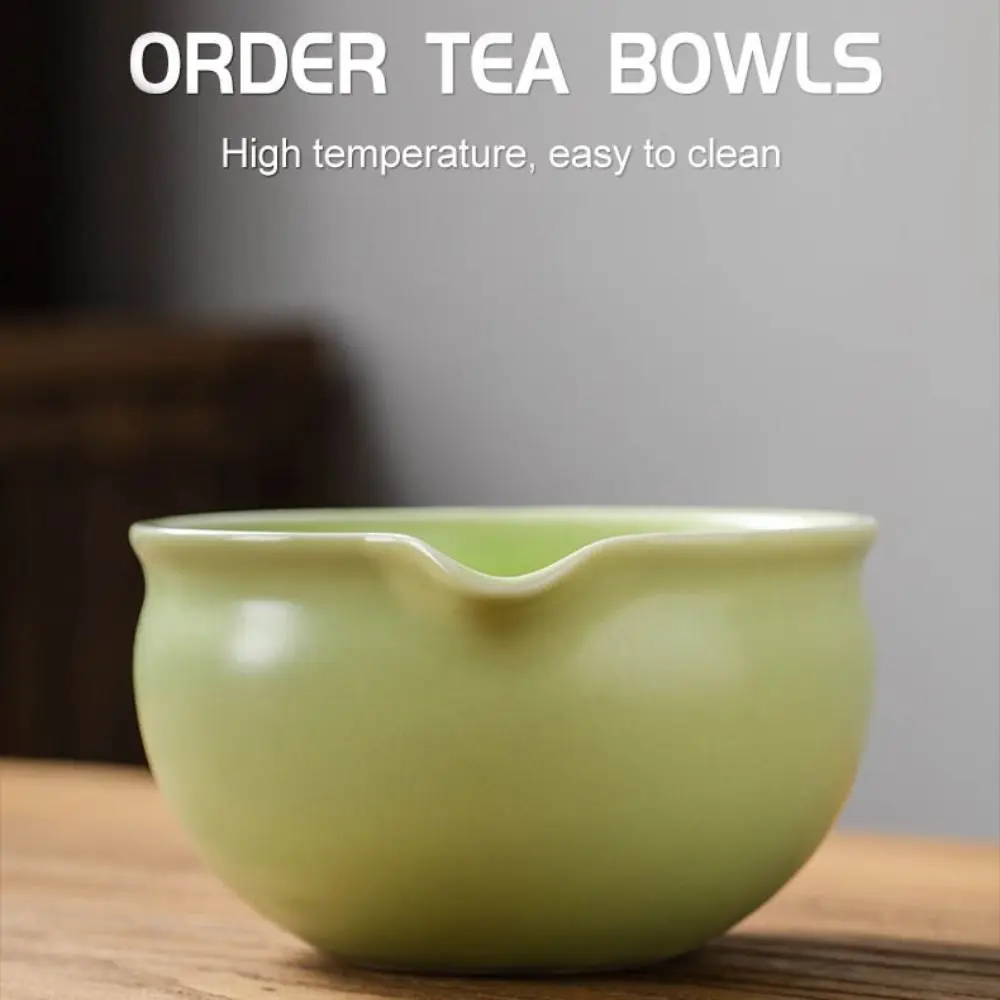 

Керамический чайный сервиз матча, гладкая миска матча большой емкости, устойчивая к высоким температурам, прочный инструмент для чайной церемонии, чайная посуда