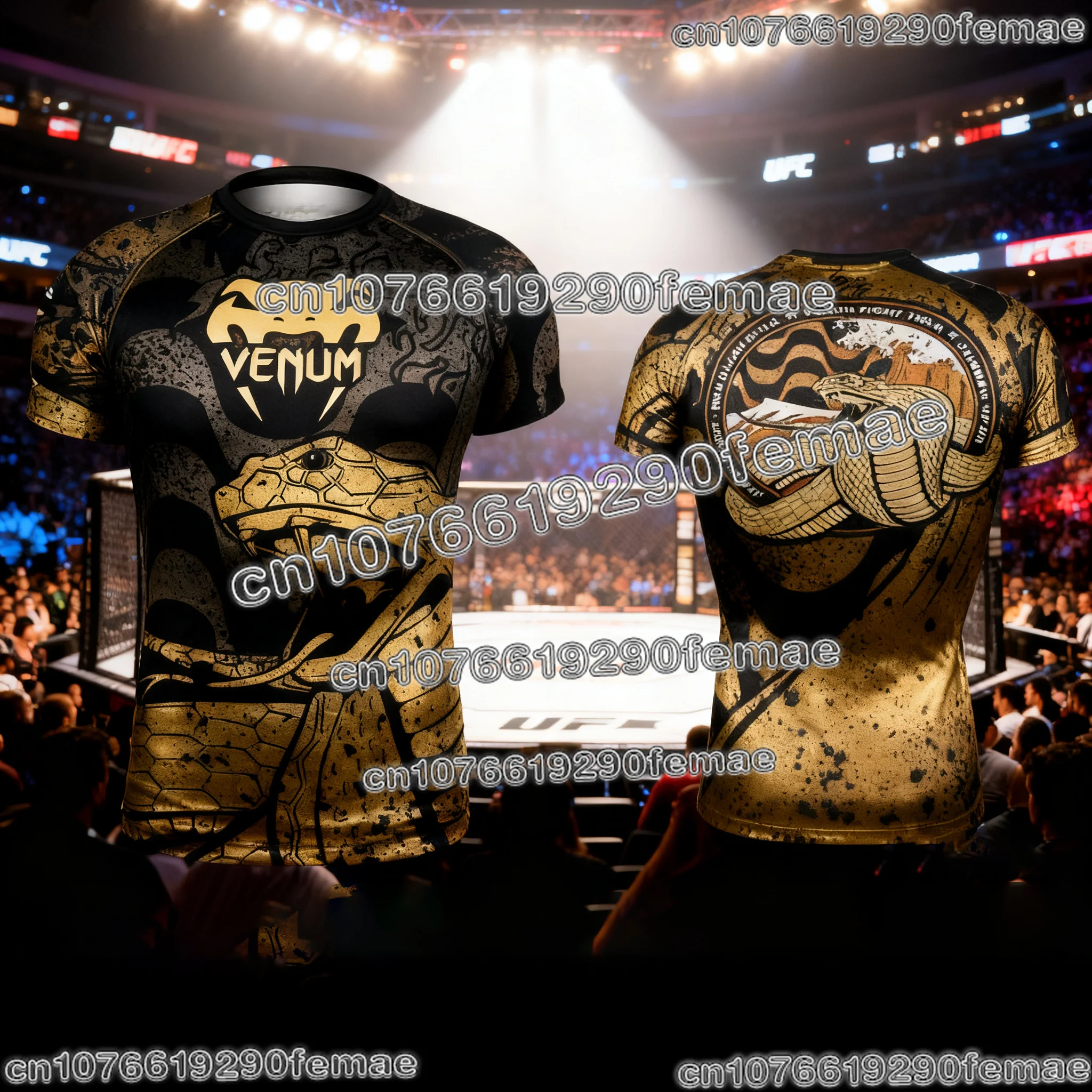 

Trendy UFC Men’s 3D Printed T-shirt Summer Casual O-neck Short Sleeve Top for MMA Boxing Gym Training and Fitness Sportswear