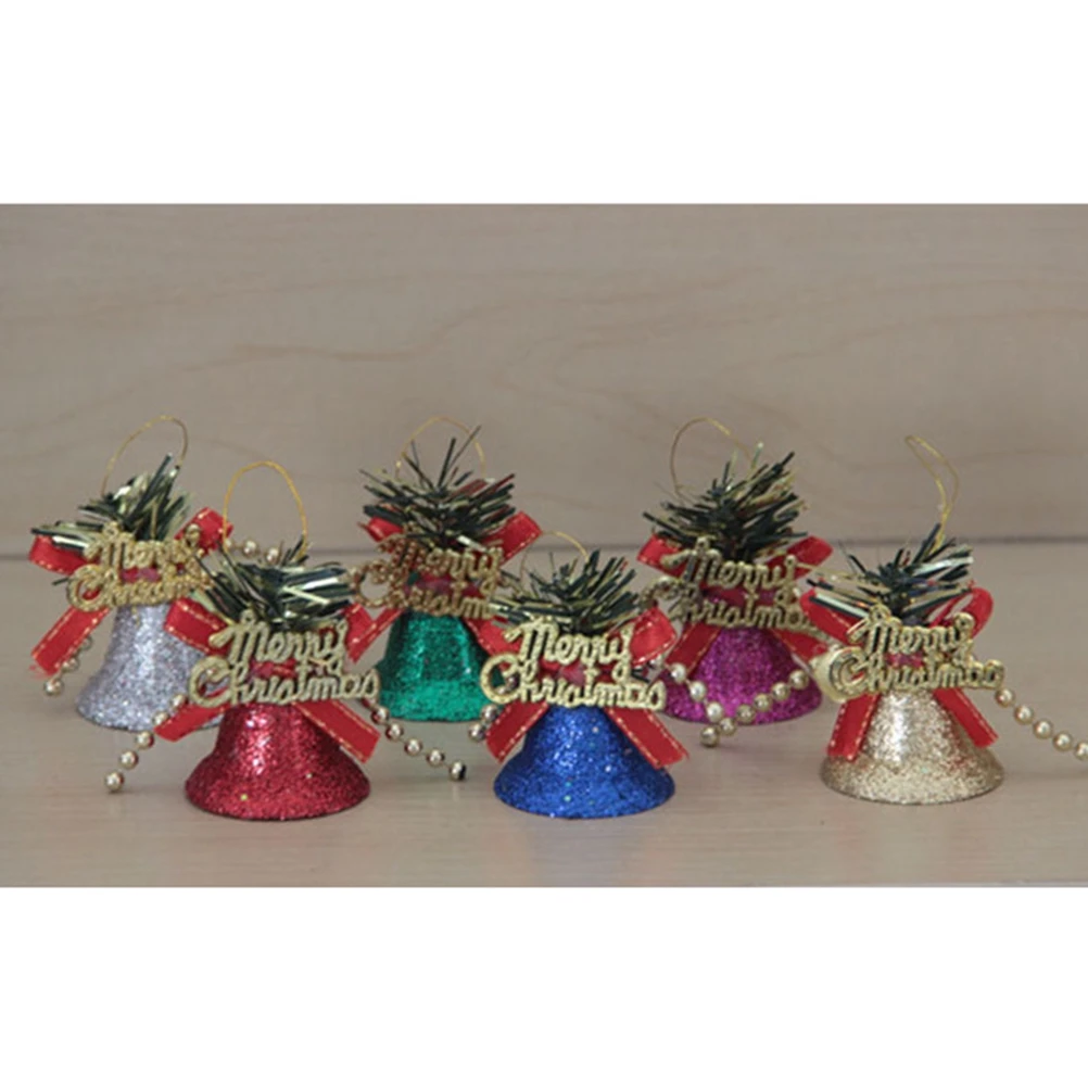 

Bell Ornaments Decor Jingle Christmas Party Tree Pendant Bubble Country Decorations