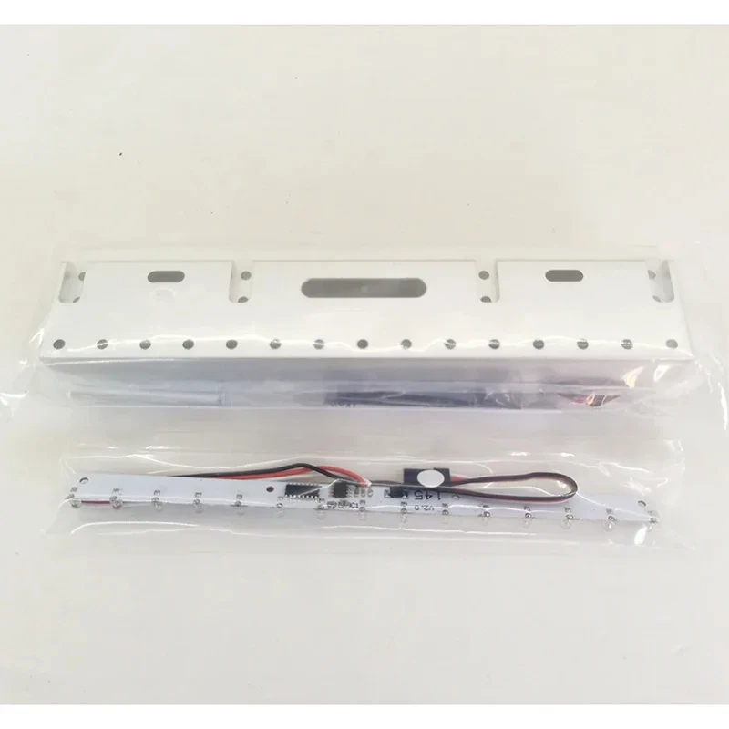 1set Aluminum Alloy Front Bumper Light for 1/14 Tamiya RC Truck Car King Hauler 56344 56301 Diy Parts Toys - Image 5