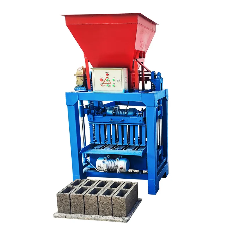 UK Customized Cement Brick Making Machine CFR Price Brick Make Machinery Semi Automatic Concrete Block Maker Equipment for Sale