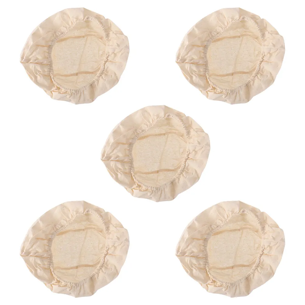 

5pcs Fermentation Basket Cloth Cover Bread Pastry Liner Sourdough Fabric Baking Supplies Kitchen Utensil Dough Bread Making Tool