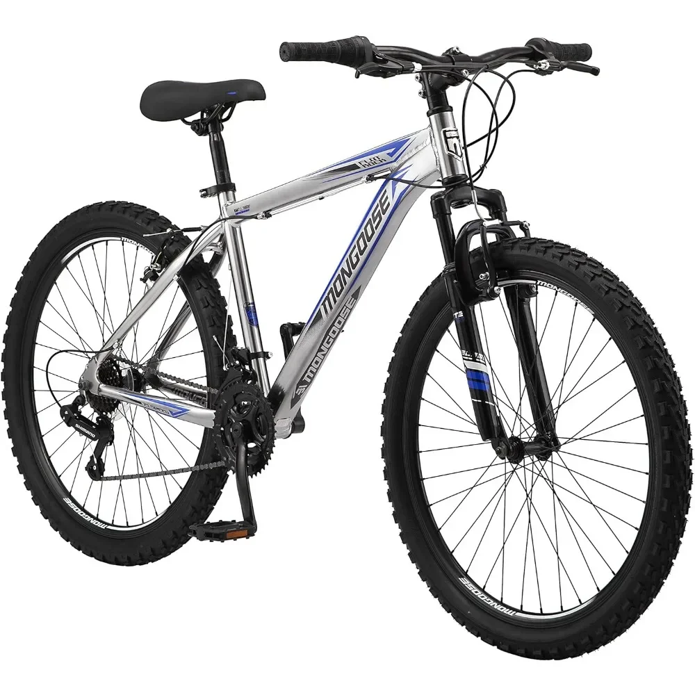 

21-Speed Twist Shifters Bicycle Mtb Bike Flatrock Hardtail Mountain Bike for Youth Adult Men Women 24 to 29-Inch Wheels Bicycles