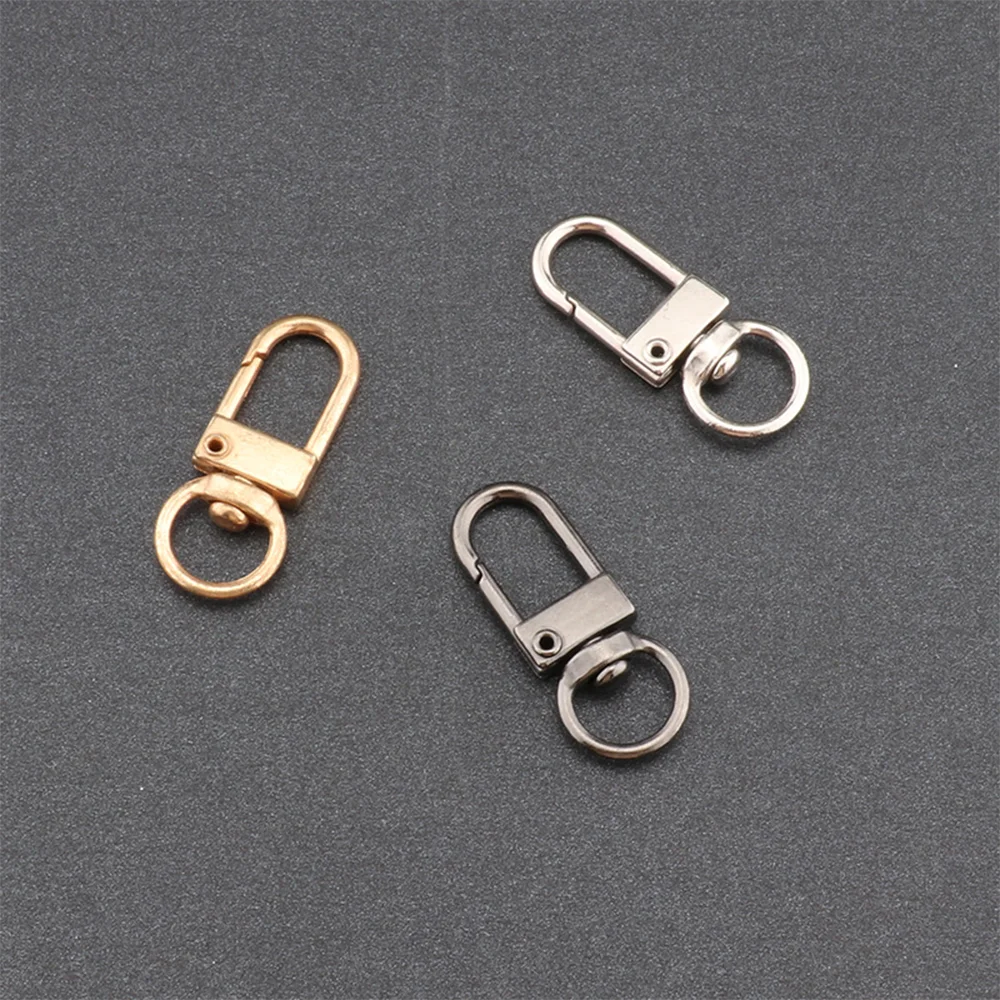 10-20pcs Snap Hook Trigger Clips Buckles For Keychain Lobster Clasp Hooks Necklace Key Ring Jewelry Supplies