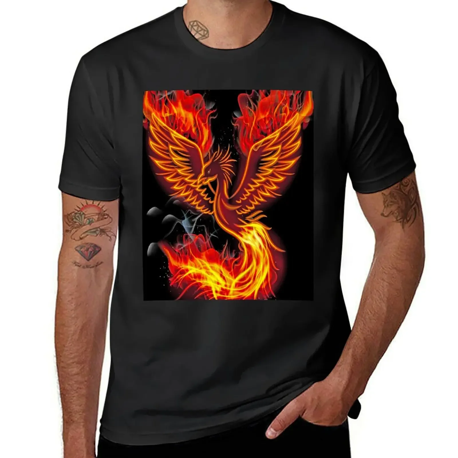 PHOENIX BIRD ? Things for personal use and gifts / Theme: Birds, Animals, Firebird, Reborn, Fantasy ? T-Shirt