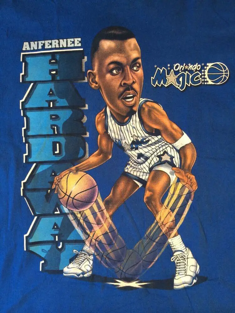 Penny Hardaway Caricature Men T-shirt Blue Unisex All Sizes JJ4246