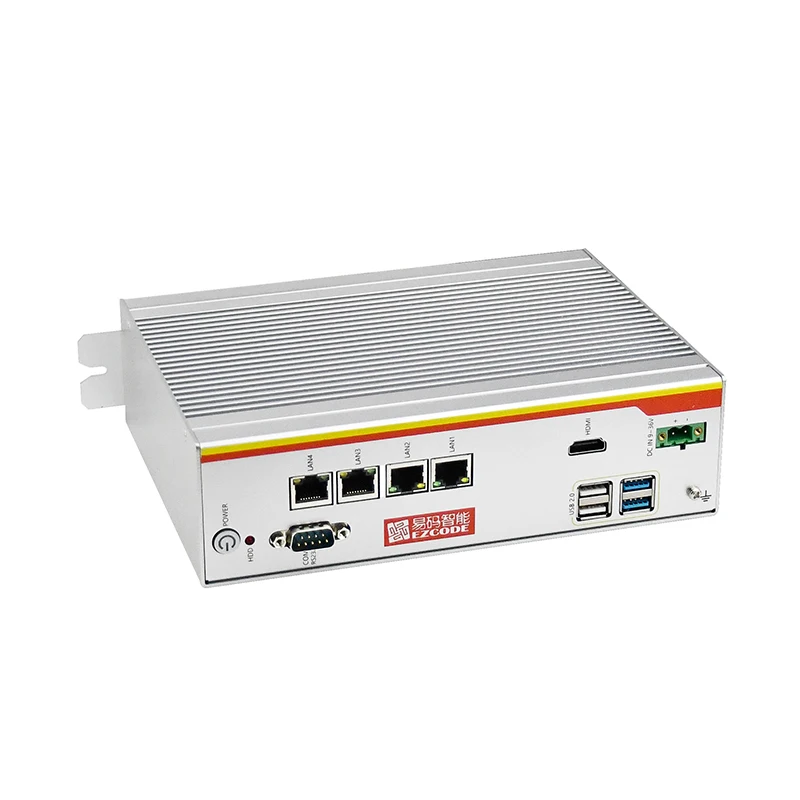 MFC-6807 Fanless Embedded Industrial Computer Support Intel J1900/3855U/Core 6th Generation I3/15/17 CPU, 4*LAN, WIFI/3G/4G