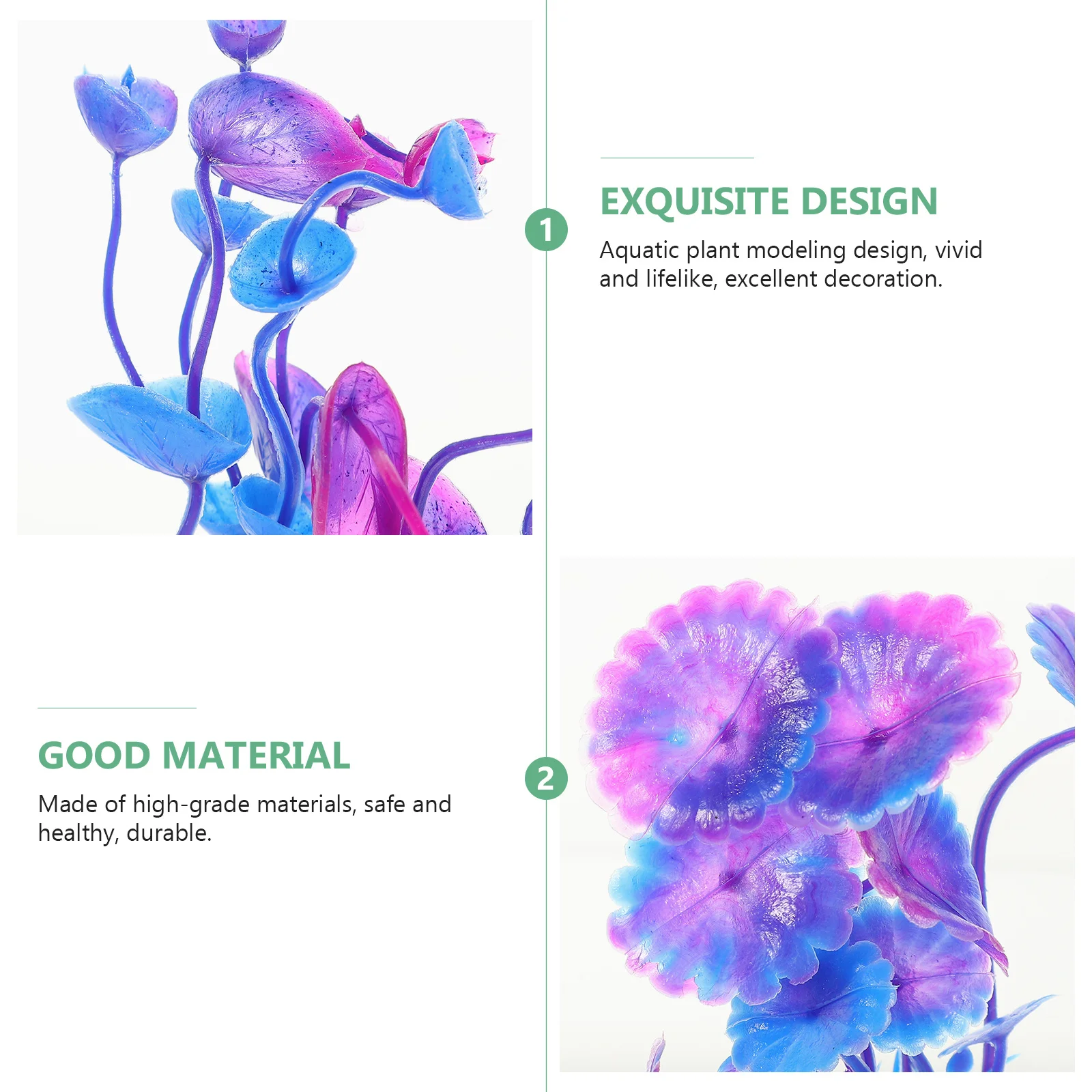 

17Pcs Fake Aquatic Plant for Fish Tank Realistic Modeling Home Office Decoration Safe for Fish Vivid Look Aquarium Plants