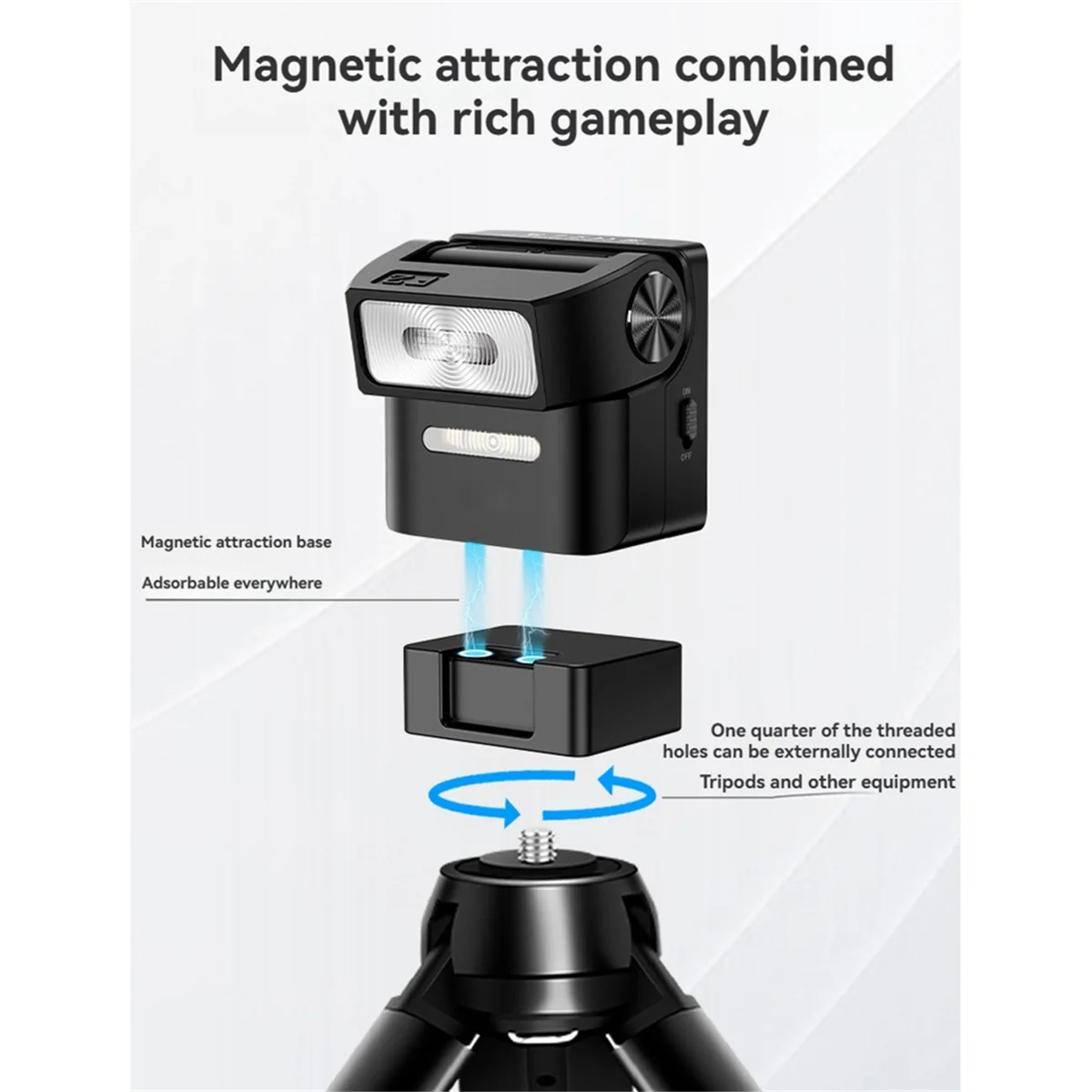 B74A F2 Mini Flash Portátil Recarregável Câmera Flash para ////Câmeras Dslr de Filme Digital Universal