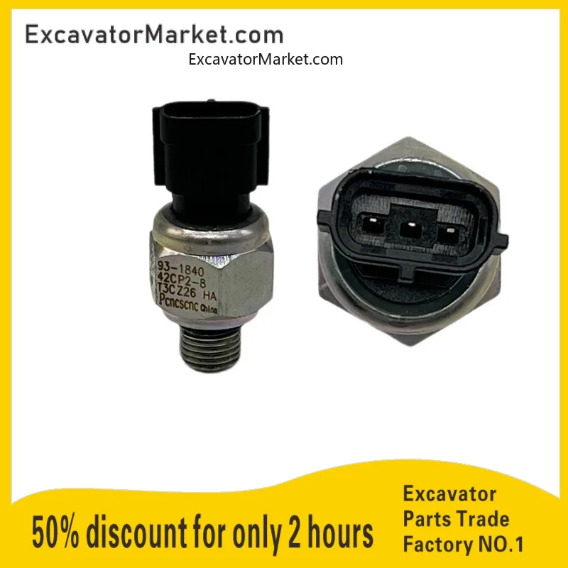 For Komatsu Pc200/240/360-8 Low-pressure And High-pressure Hydraulic Pump Pressure Sensor Excavator Accessories X