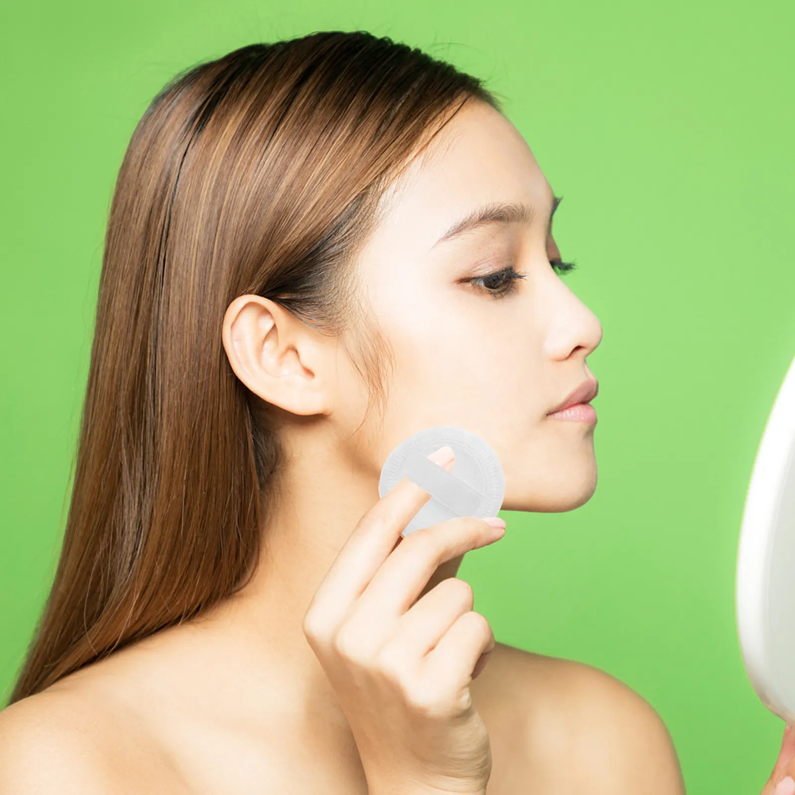 12 pezzi di spugnette per trucco, morbide e arrotondate, piccoli strumenti delicati per il trucco del viso, facili da utilizzare e per un'applicazione uniforme