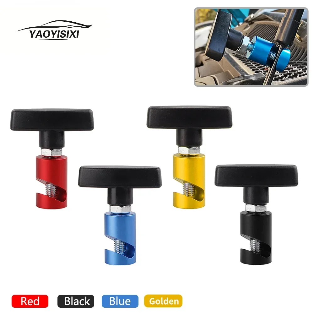 

Aluminum Car Hood Holder Trunk Air Pressure Anti-Slip Engine Cover Lifting Support Rod Fixing Clamp Lift Support Clamp HK-A072