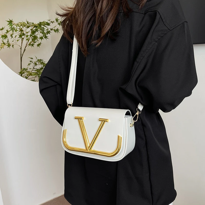 

Современная женская сумка через плечо из искусственной кожи, минималистичный стиль с карманом на молнии, легкая, прочная для повседневного использования