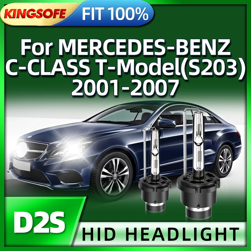 

Roadsun 2pcs D2S HID Bulbs Xenon Headlight For MERCEDES-BENZ C-CLASS T-Model S203 2001 2002 2003 2004 2005 2006 2007