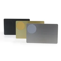 NFC Metal Card, RFID NFC 215/216 Smart Social Digital Card Contactless Business Card, 1PCS and Gift Box