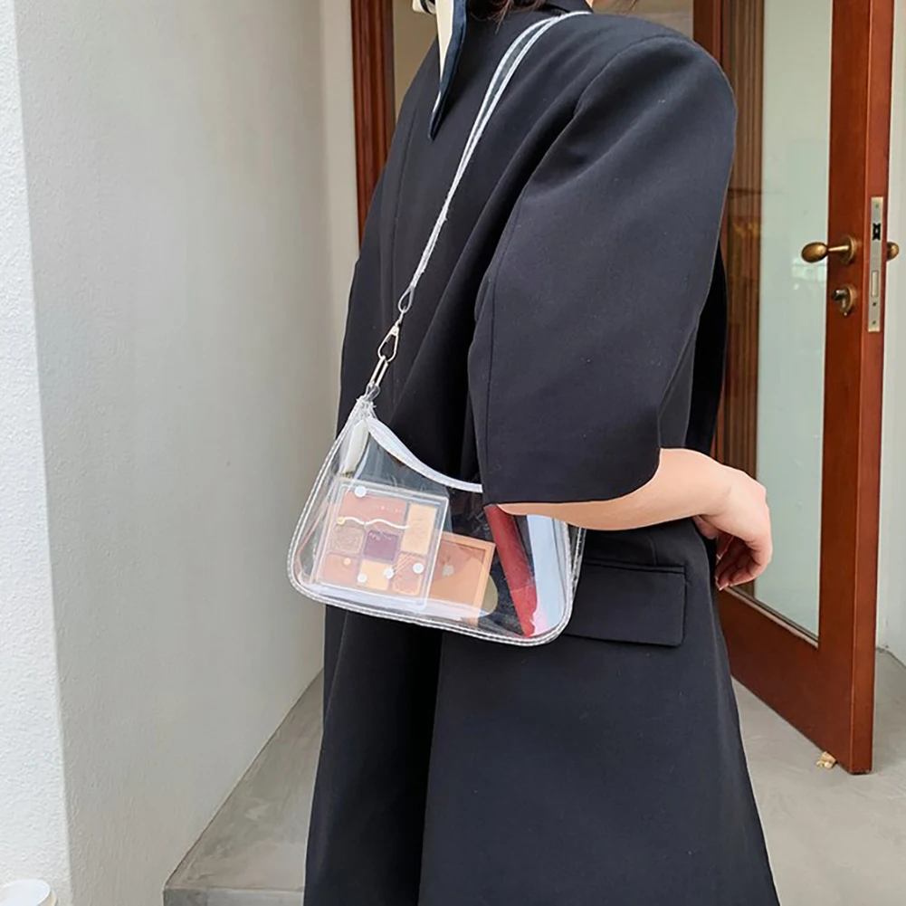 Small Cross-Body Bag For Women Fashion Underarm Bag With Zipper Adjustable & Detachable Strap For Dating For Daily Shopping