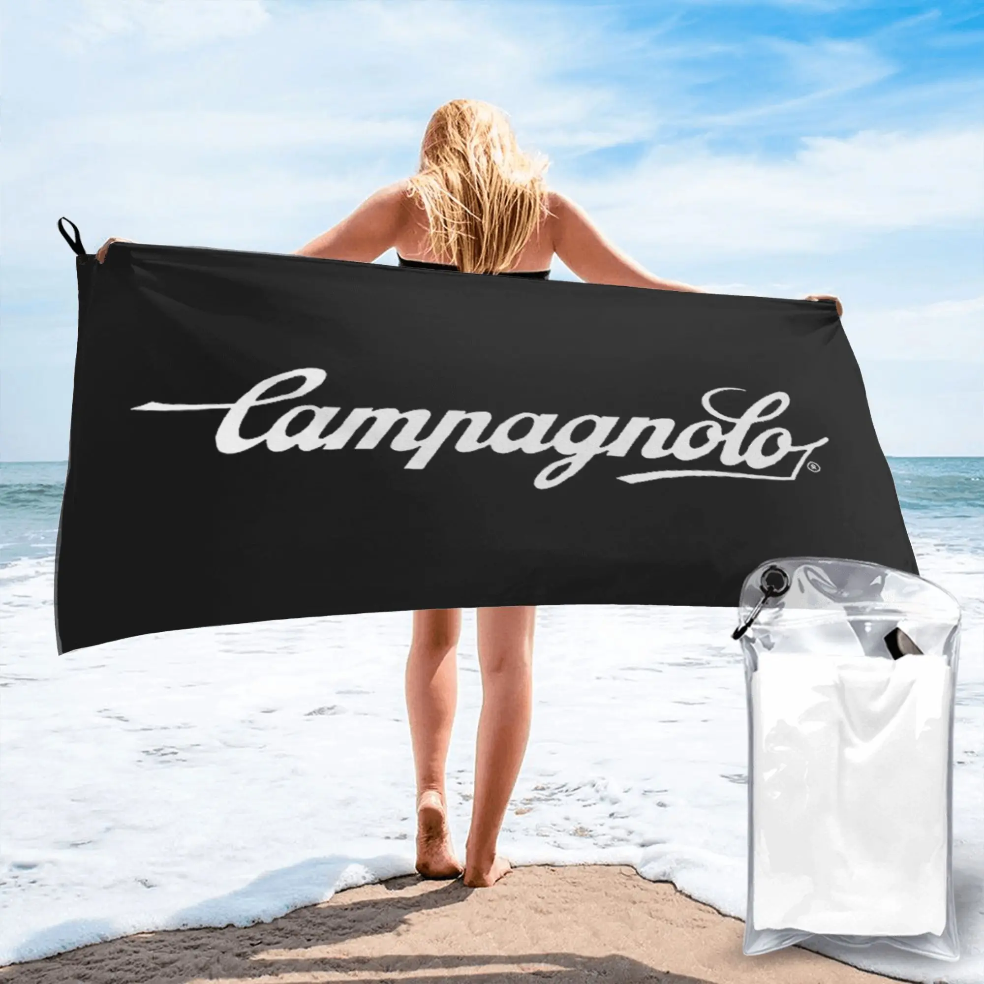 

Пляжное полотенце Campagnolo из мягкой микрофибры, быстросохнущее, впитывающее, для плавания
