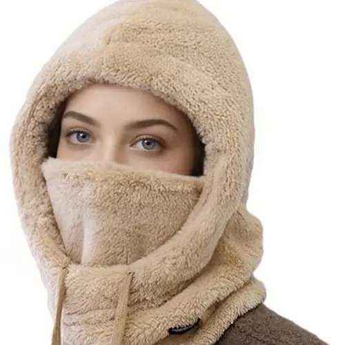Winter Warm Balaclava Thermal Windproof Ski Hood Motocycle Face Cover Polar Fleece Adjustable Cycling Neck Cover Full Face Maskd - Image 4