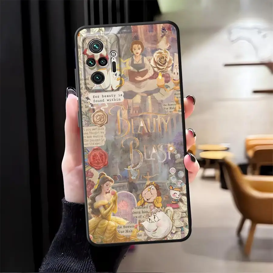 حافظة لهاتف Xiaomi Redmi Note 10 9 8 Pro 10S 12S 11S 11 13 12 Pro Plus 9s Disney Princess Pretty #4