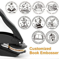 Customized Embossed Stamp Personalized Custom Book Embosser Seal Wedding Invitation Logo Customization Embossing Paper Stamps