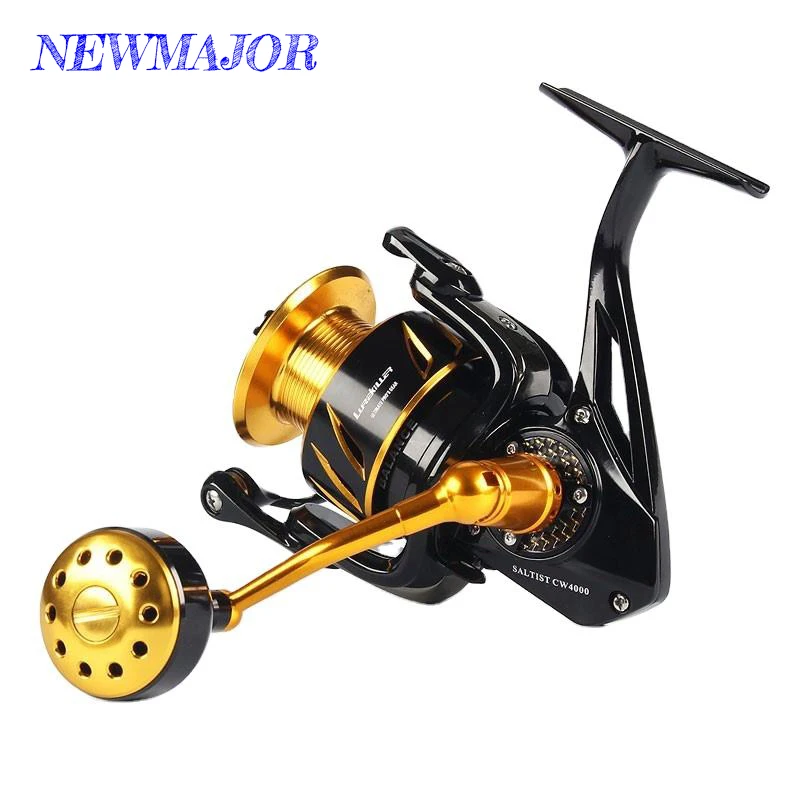 

Lurekiller Saltist CW3000-CW10000 35kgs Drag Power Altwater Spinning Fishing Reel 10BB Alloy Metal Japan Black Made