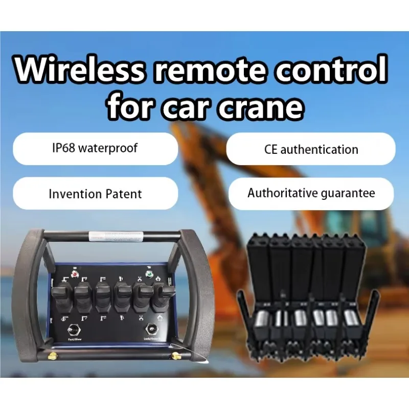 5 Buttons Wireless Crane Remote Control Radio Controller Waterproof Retrofit Fassi