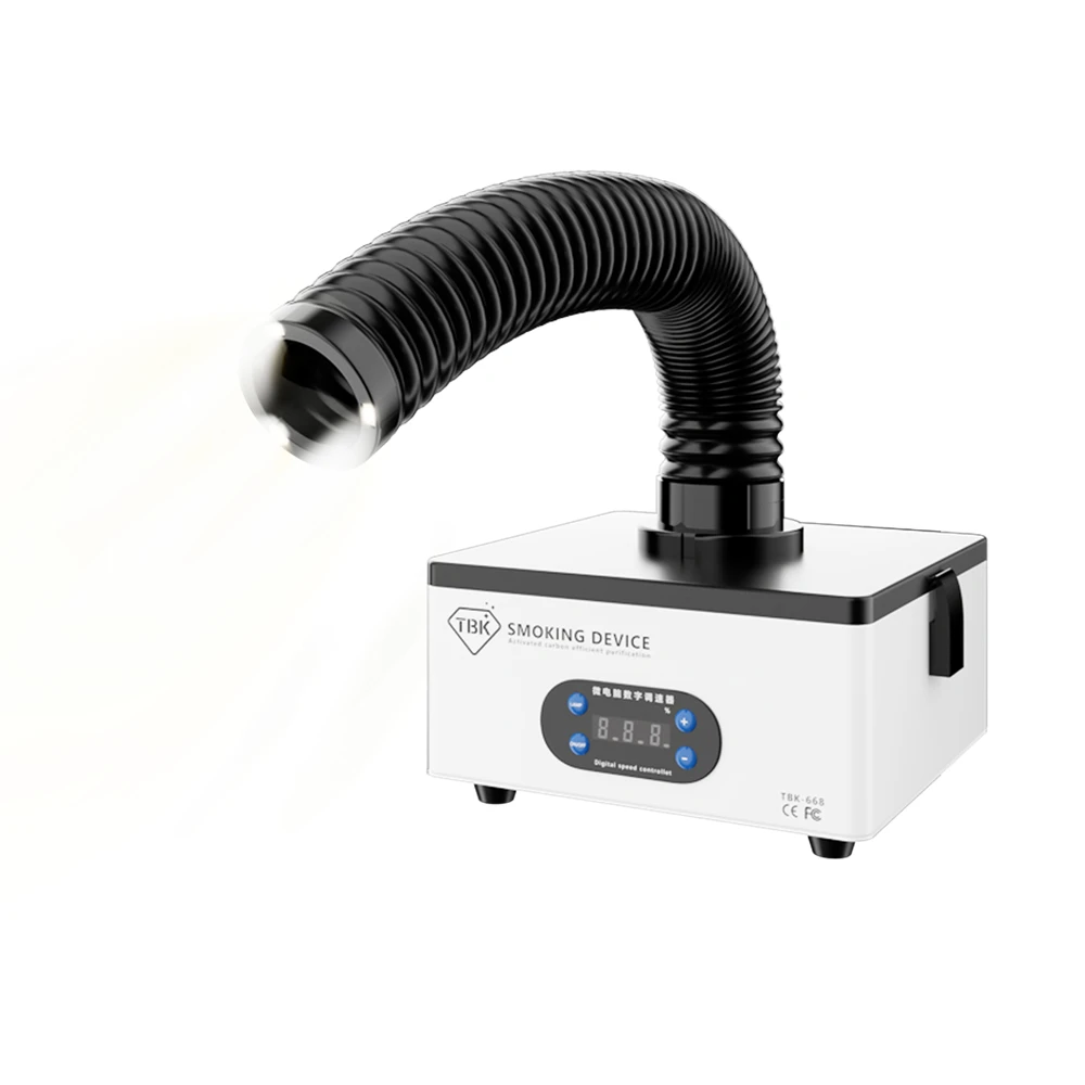 

LYBGA LY-TBK-668 Fiber CO2 Laser Engraving Mini Portable Smoking Instrument for Welding Repairing Fume Extractor 220V 110V 150W