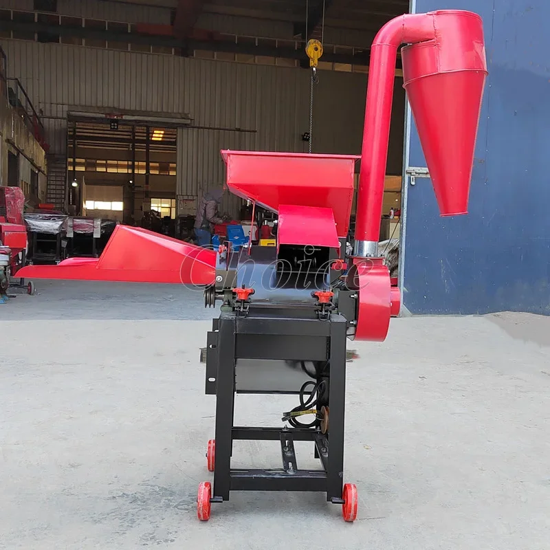 Automatic Animal Feed Processing Silage Crushing Machine Hay Grass Chaff Cutter Crusher for Farm