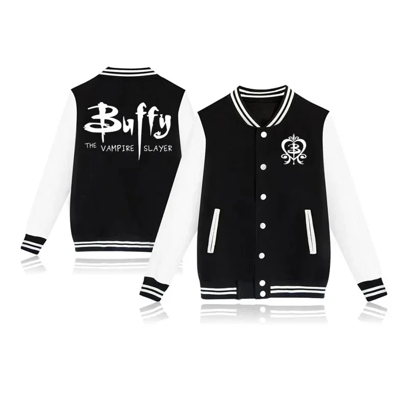 TV movie Buffy the v-vampire slayer jacket sweatshirts women men coat baseball uniform jacket couple print cardigan clothes tops