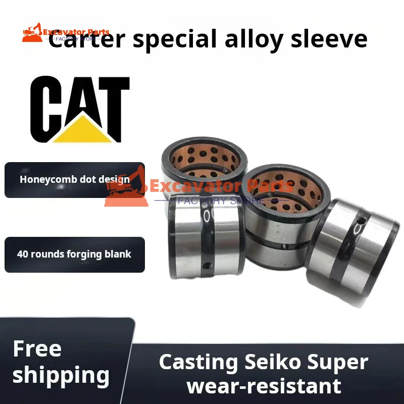 For PC CAT 320 323 324 325 330 336 345BD Bucket Spindle Pin Shaft Sleeve Swings-Shape Racks Bushing Excavator Parts