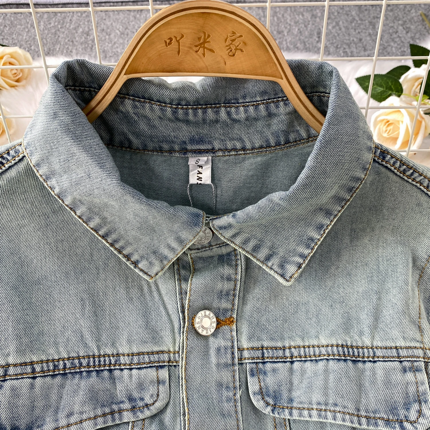 Vestido vaquero ahuecado de verano para mujer, vestidos sin mangas con solapa y una hilera de botones, vestido vaquero informal a la moda para mujer