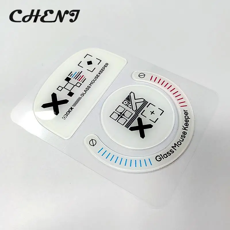Glass Mouse Skates Glide Feet Pads Mouse Feet Sticker for  GPW GPW2 G-pro Wireless Gaming Mouse Rounded Curved Edges